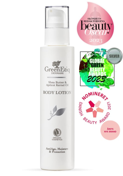 Body Lotion, Organic & Vegan, with Abricot Oil & Shea Butter - 200ml.